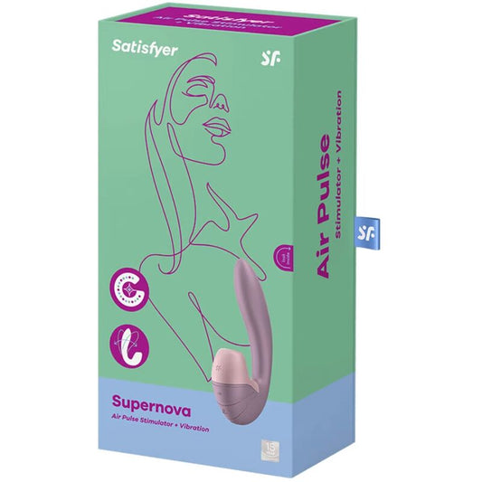 SATISFYER - STIMOLATOR E VIBRAZIONE SUPERNOVA ROSA