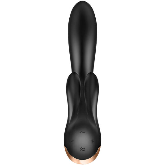 SATISFYER - APP VIBRATORE DOPPIO FLEX NERO