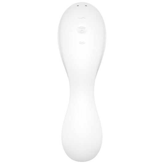 SATISFYER - STIMOLATORE A E VIBRATORE CURVY TRINITY 5 BIANCO