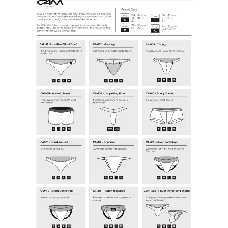 CUT4MEN - JOCKSTRAP DESIRE IN PELLE BLU XL