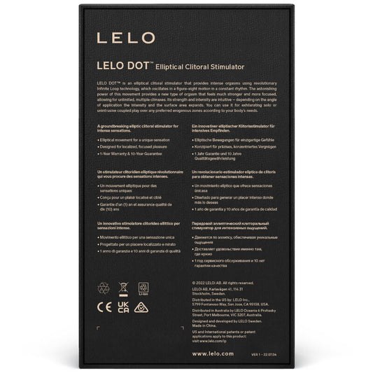 LELO - STIMOLATORE CLITORIDE DOT - LILLA