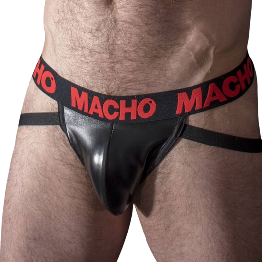 MACHO - MX25RC JOCK ROSSO PELLE M