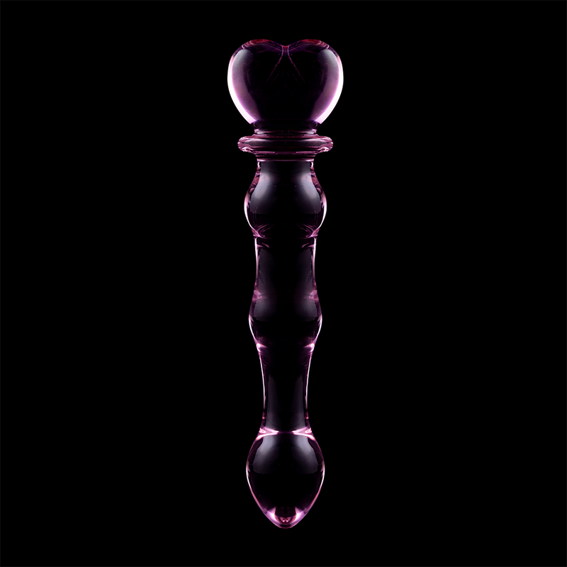NEBULA SERIES BY IBIZA - MODELLO 21 DILDO IN VETRO BOROSILICATO ROSA 20.5 CM -O- 3.5 CM