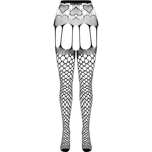 PASSION - COLLEZIONE ECO BODYSTOCKING ECO S009 BIANCO