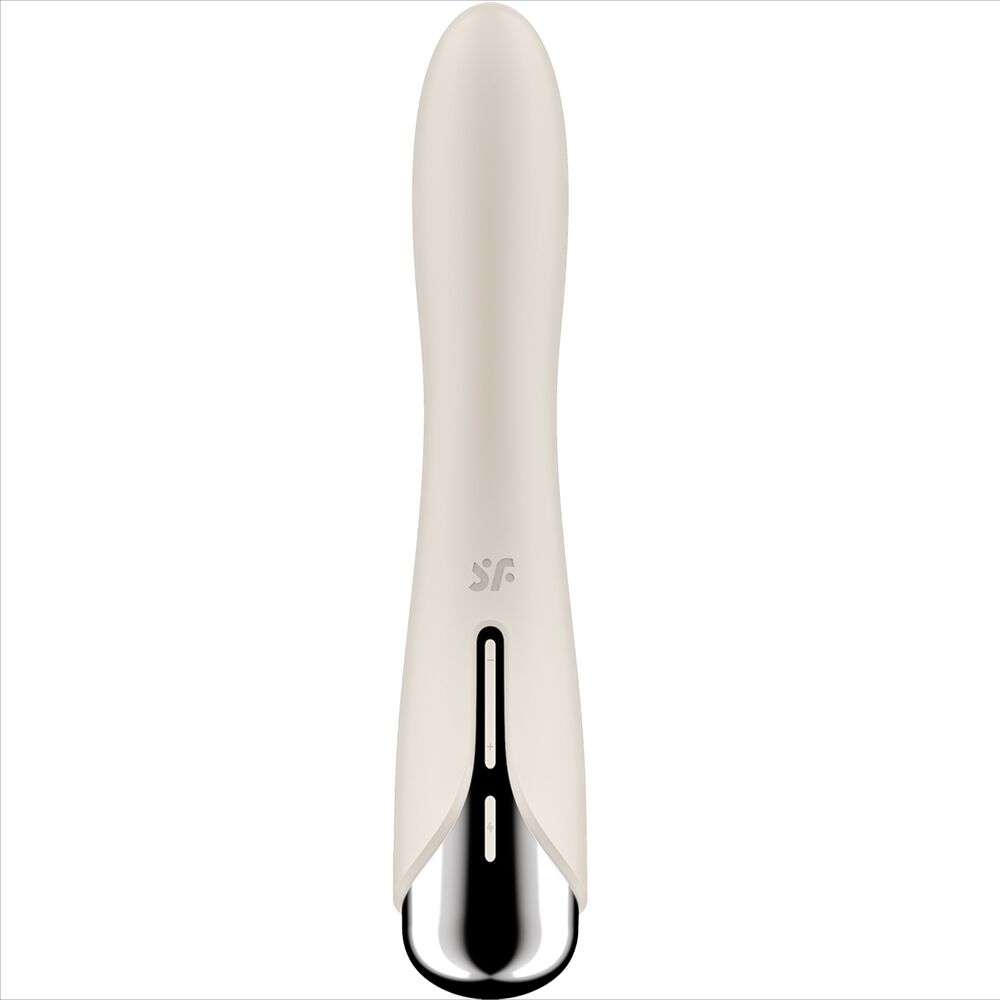 SATISFYER - VIBRATORE ROTATORE SPINNING VIBE 1 G-SPOT BEIGE