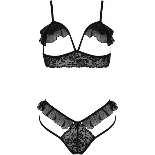 PASSION - DOLLY SET DUE PEZZI NERO L/XL
