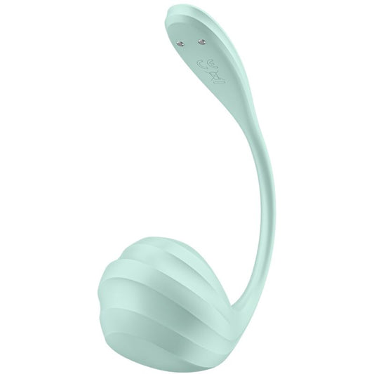 SATISFYER - STIMOLATORE PUNTO G PETALE LISCIO VERDE ACQUA APP GRATUITA