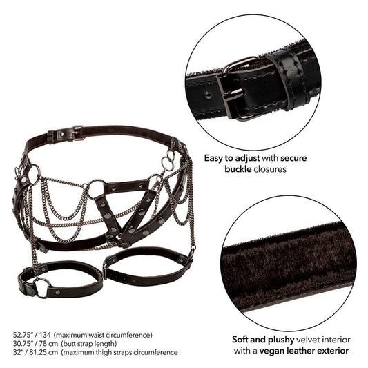 CALEXOTICS - EUPHORIA MULTICHAIN IMBRACATURA COSCIA PREMIUM TAGLIA PIÙ GRANDE