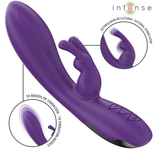 INTENSE - VIBRATORE RANDALL RABBIT 10 VIBRAZIONI VIOLA