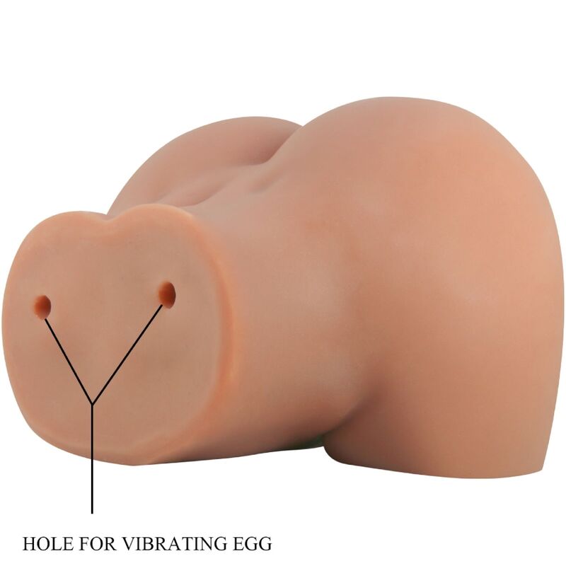 CRAZY BULL - MILA VIBRATORE CULO CON VAGINA REALISTICA E ANO CONTROLLO CARNE REMOTO
