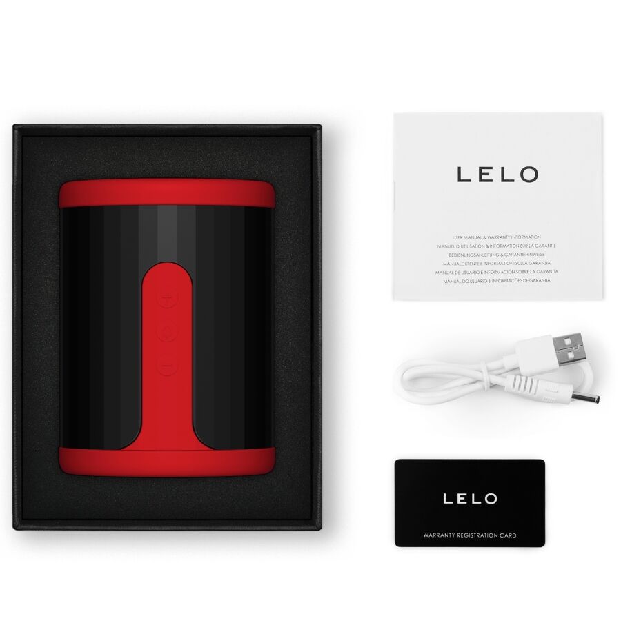 LELO - F2S™ MASTURBATORE MASCHILE ROSSO TEAL