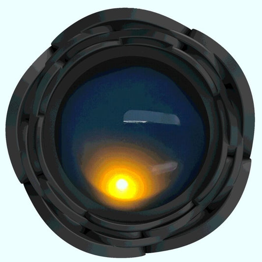 PRETTY LOVE - TARION PLUG ANALE CON LUCE LED NERO 12,5 CM