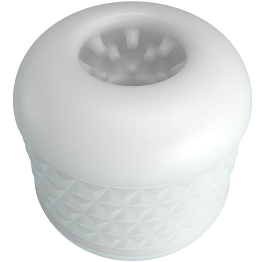 PRETTY LOVE - MASTURBATORE MASCHILE BIANCO CRYSTLE