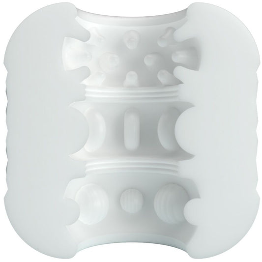 PRETTY LOVE - MASTURBATORE MASCHILE BIANCO CRYSTLE