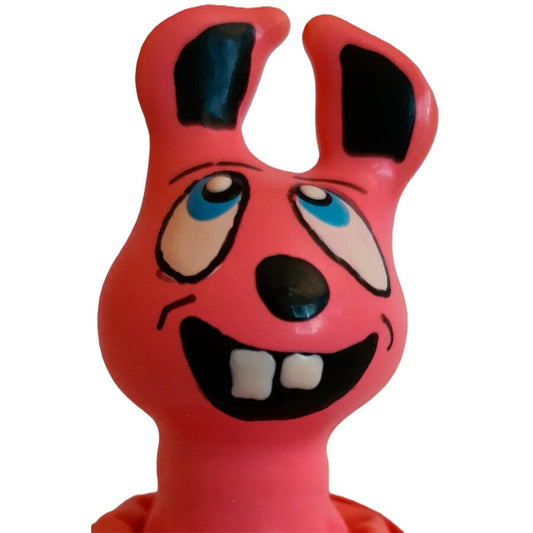 CONDOMERIE - PRESERVATIVI NOVITÀ DIPINTI A MANO LEPRE ROSA CHE RISE