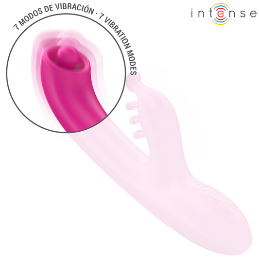 INTENSE - CHRISTINA VIBRATORE MULTIFUNZIONE RABBIT 22,5 CM ROSA