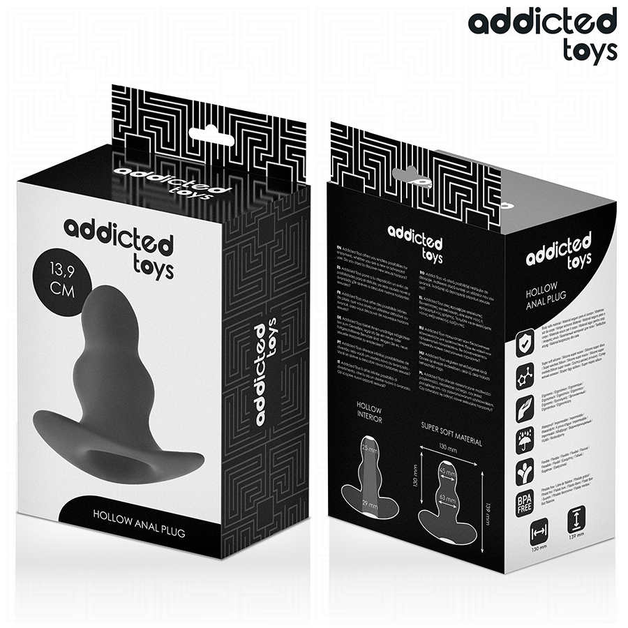 ADDICTED TOYS - TAPPO ANALE CAVO TAGLIA XL 13,9 CM