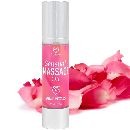 SECRETPLAY - OLIO PER MASSAGGI AI PETALI ROSA