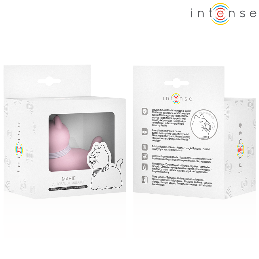 INTENSE - STIMOLATORE CLITORIDEO PER CUCCIOLI ROSA