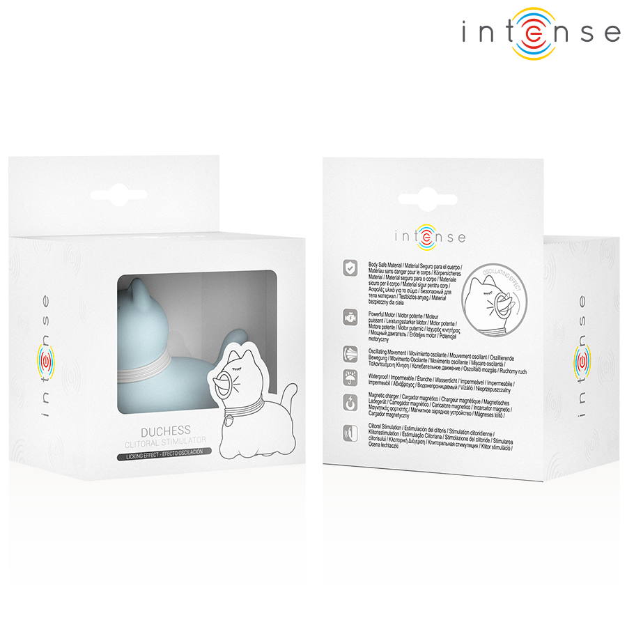 INTENSE - STIMOLATORE CLITORIDEO PER CUCCIOLI BLU