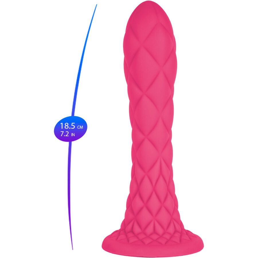 SILEXD - DILDO DA SOGNO FANTASY SILICONE LIQUIDO TERMOREATTIVO FUCSIA 18,5 CM