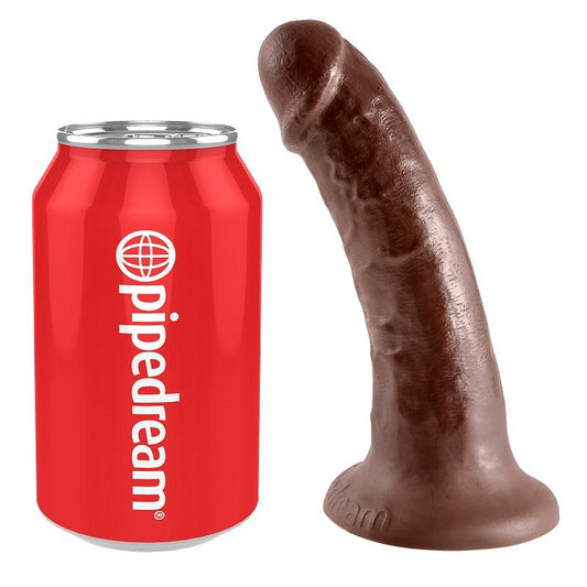 KING COCK - CAZZO MARRONE DA 6" 15,2 CM