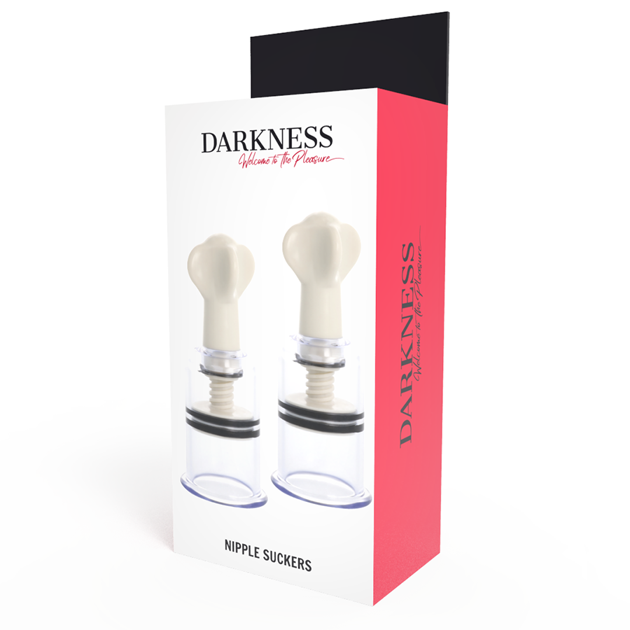DARKNESS - ONDE TRASPARENTI DI STIMOLAZIONE DEL CAPEZZOLO DI 3,1 CM DI DIMETRO