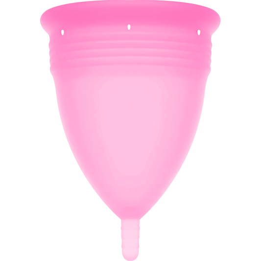 STERCUP - COPPA MESTRUALE IN SILICONE FDA ROSA - TAGLIA S