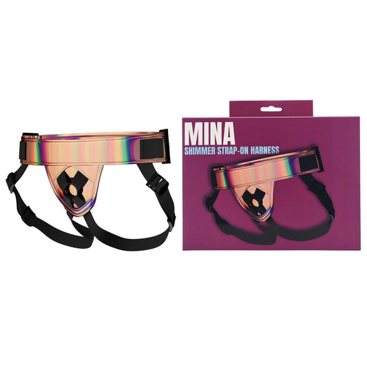 Mina Shimmer Strap-On Harness