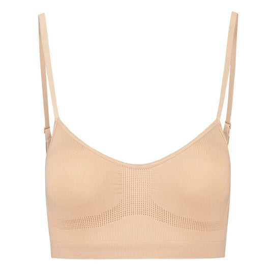 BYE-BRA - MEDIUM CONTROL REGGISENO SENZA CUCITURE BEIGE MISURARE S