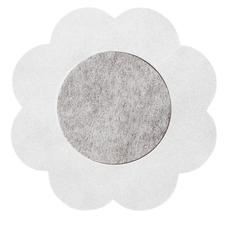 BYE-BRA - COPPETTE PER CAPEZZETTI FIORE PACK 3 UDS MARRONE MISURARE M