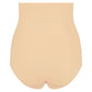 BYE-BRA - FAJA SENZA CUCITURE STILE PANTIES BEIGE MISURARE XXL