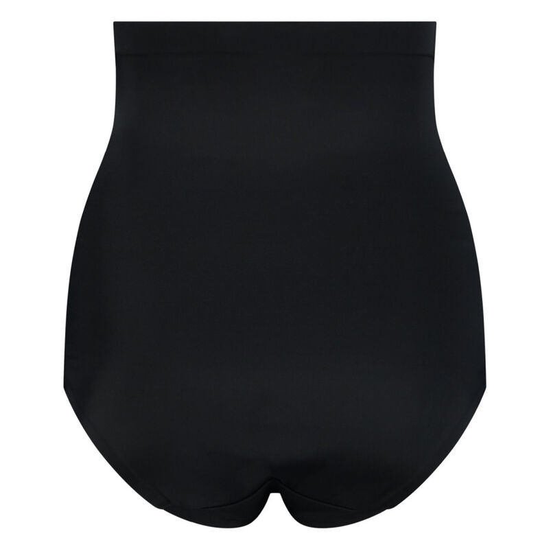 BYE-BRA - FAJA SENZA CUCITURE STILE PANTIES NERO MISURARE XXL