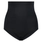 BYE-BRA - FAJA SENZA CUCITURE STILE PANTIES NERO MISURARE XXL