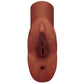 PDX PLUS - FIGA PERFETTA DOPPIO STROKER MASTURBATORE VAGINA E ANO MARRONE