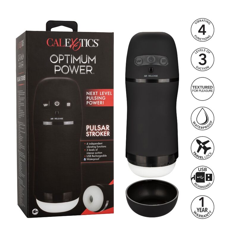 CALEXOTICS - MASTURBATORE OTTIMALE CON VIBRAZIONE E ONDE STIMOLANTI