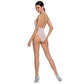 PASSION - WOMAN BS088 BODYSTOCKING BIANCO TAGLIA UNICA