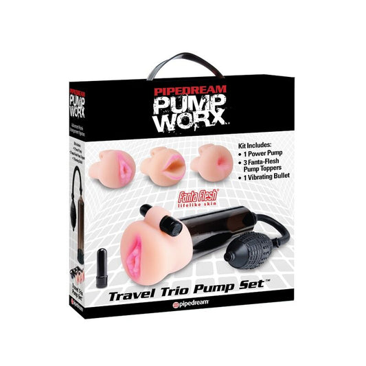 PUMP WORX - POMPA AD ONDE STIMOLANTI CON MASTURBATORE