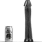 ALL BLACK - DILDO CON PLUG 31 CM