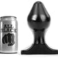 ALL BLACK - PLUG ANALE 16X8 CM