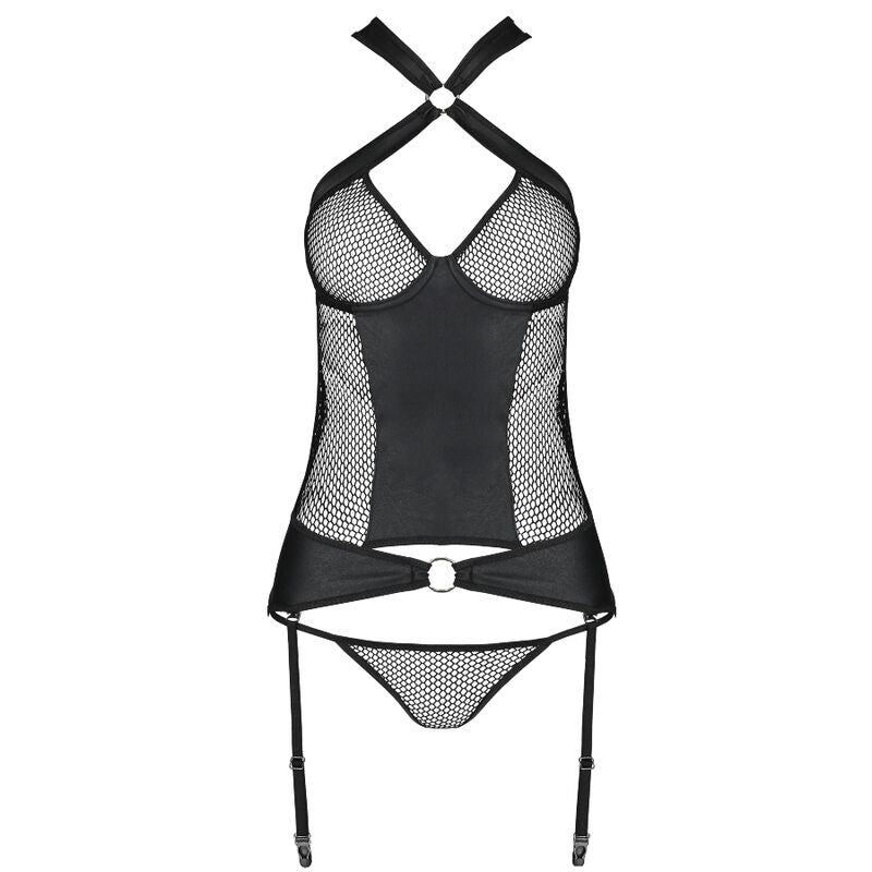 PASSION - AMANDA CORSETTO IN PELLE ECOLOGICA L/XL