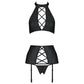 PASSION - SET NANCY IN PELLE ECOLOGICA S/M