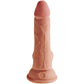 KING COCK - PLUS DILDO 3D CON SFERE 17 CM