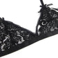 SUBBLIME - SET TRE PEZZI REGGISENO + REGGICALZE + PERIZOMA S/M