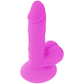 DIVERSIA - DILDO VIBRANTE FLESSIBILE VIOLA 17 CM -O- 3.3 CM