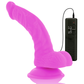 DIVERSIA - DILDO VIBRANTE FLESSIBILE VIOLA 21.5 CM -O- 4.5 CM
