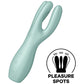 SATISFYER - VIBRATORE THREESOME 3 MENTA