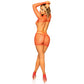 LEG AVENUE - MINIABITOIN RETE MANICHE LUNGHE TAGLIA UNICA - ROSSO