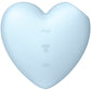 SATISFYER - CUTIE HEART STIMOLATORE E VIBRATORE A IMPULSI D'ARIA BLU