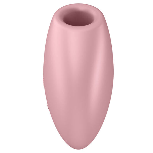 SATISFYER - CUTIE HEART STIMOLATORE E VIBRATORE AIR PULSE ROSA